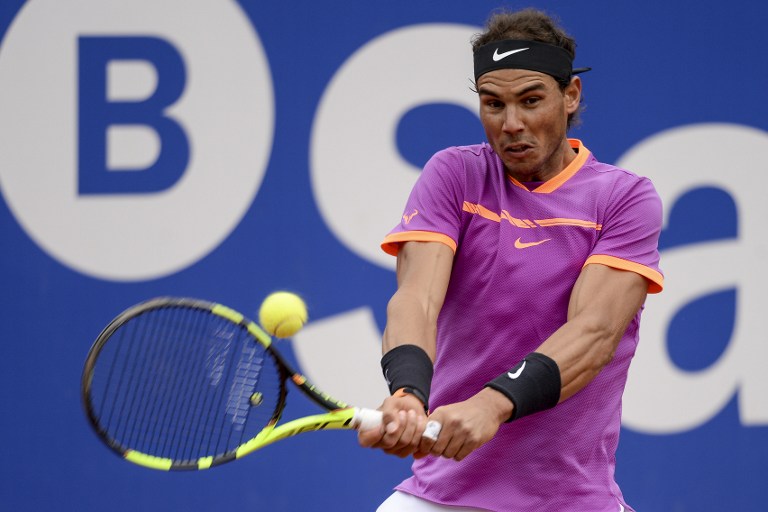 Rafael Nadal sigue en carrera (AFP) Rafael Nadal sigue en carrera (AFP)