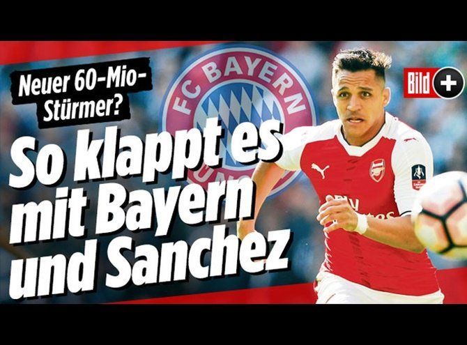 60 millones: Bayern Munich dispuesto a pagar por Alexis 60 millones: Bayern Munich dispuesto a pagar por Alexis