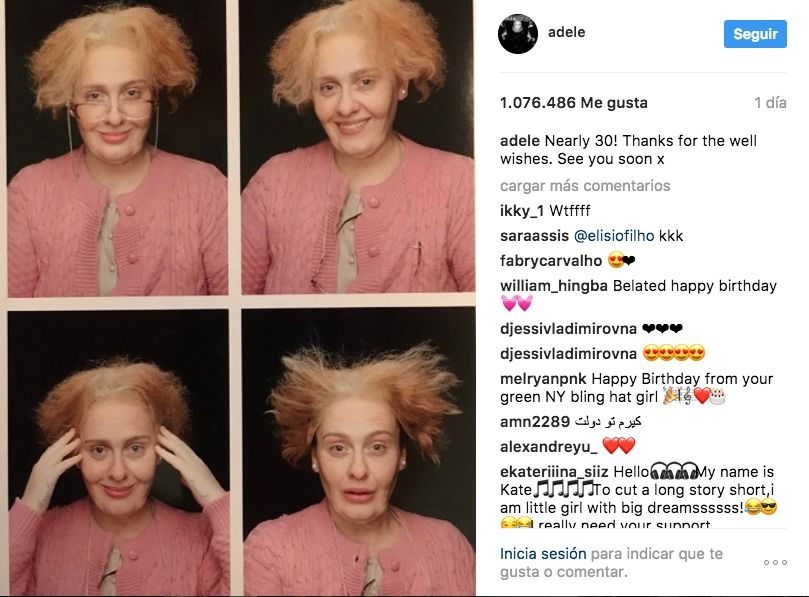 Adele de anciana
