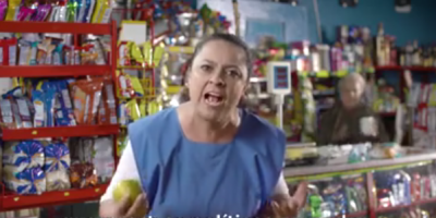 La loca de las naranjas ahora enloqueció por House Of Cards