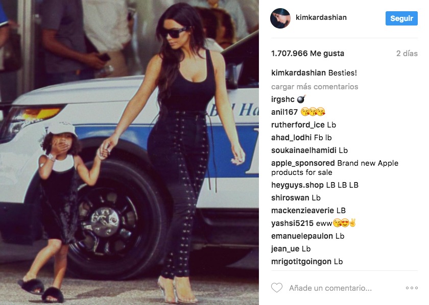 Kim Kardashian y North West