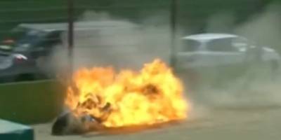 Motociclista sufrió impactante accidente en mundial de Superbikes — YouTube