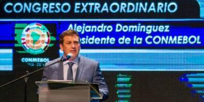 Domínguez destaca transparencia, orden y tecnología en la nueva Conmebol