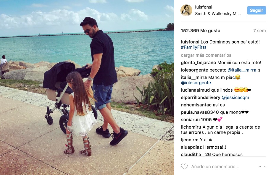 Luis Fonsi y su hija