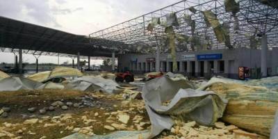 Pega tormenta en Tamaulipas; cierran puente