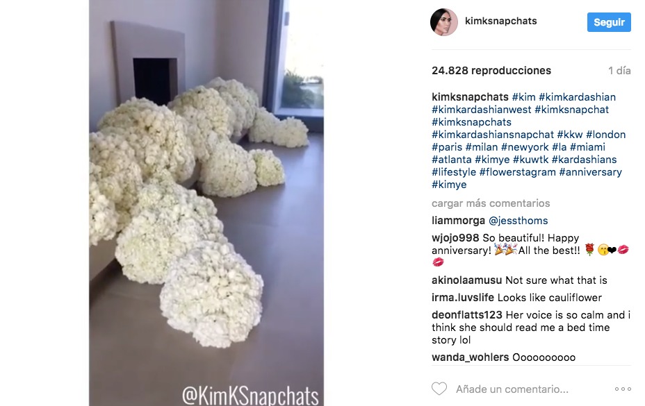 Kanye West sorprende a Kim en su aniversario de bodas