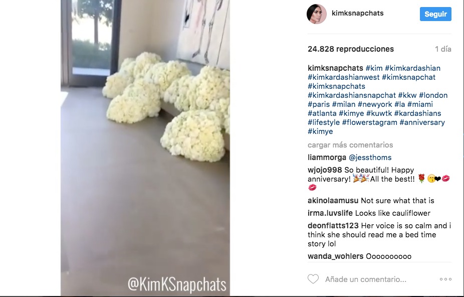 Kanye West sorprende a Kim en su aniversario de bodas