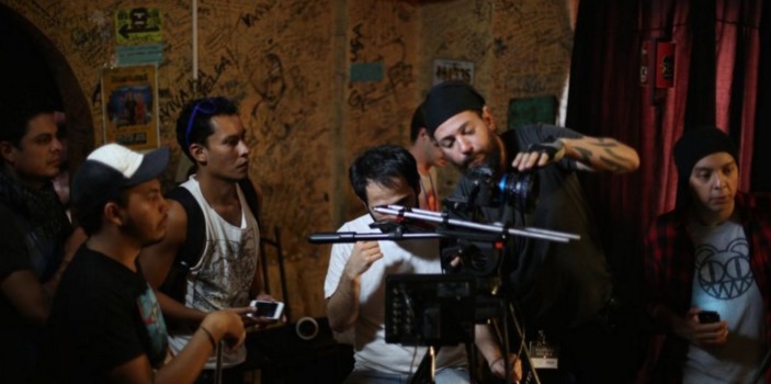 Grabación de video cantante guatemalteca