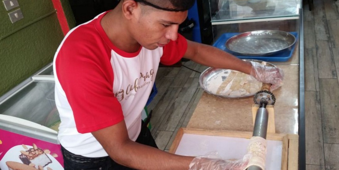 Masa para la preparación de churros artesanales