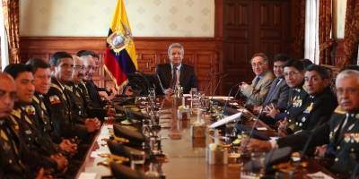 Presidente Lenin Moreno reconoce compromiso de militares ecuatorianos con seguridad