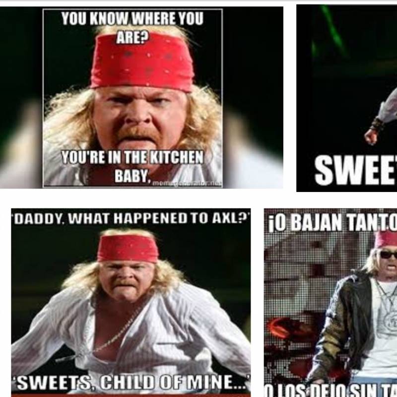 axl rose meme