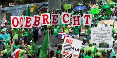 Marcha Verde realiza piquete frente a oficinas de Odebrecht