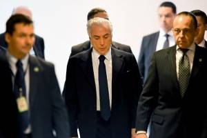 Michel Temer, presidente brasileño