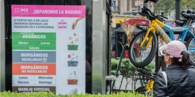 Basura en CDMX deberá separarse en cuatro desde este sábado