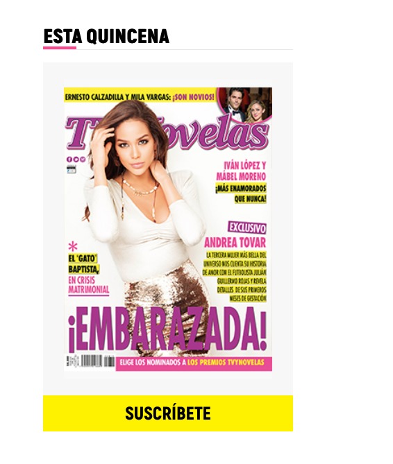Andrea Tovar embarazada