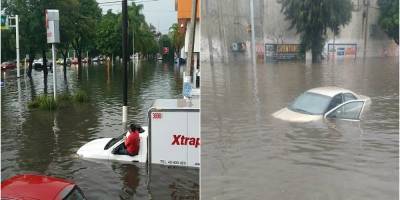 Tormentas en Guadalajara inundan diversos pasos a desnivel en la ciudad Tormentas en Guadalajara inundan diversos pasos a desnivel en la ciudad