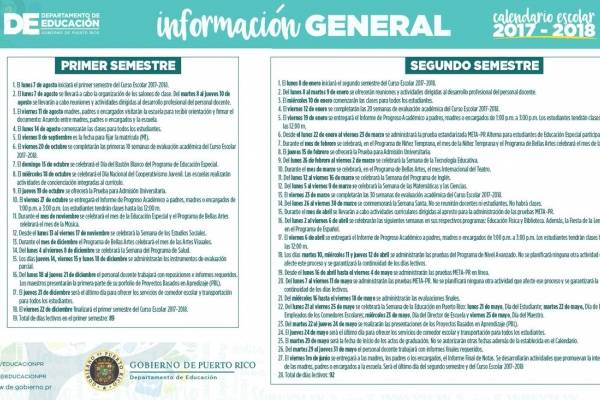 Calendario Escolar