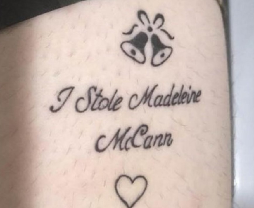 El cruel tatuaje de Madeleine Mccann que está de moda en España