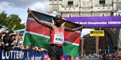 Geoffrey Kirui gana maratón en Mundial de Londres Geoffrey Kirui gana maratón en Mundial de Londres