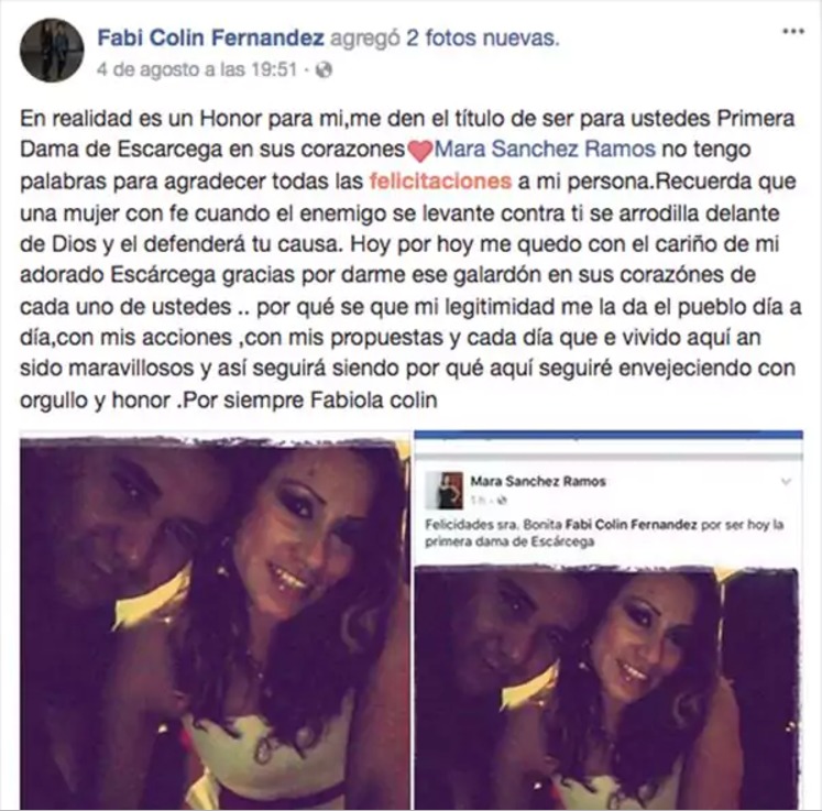 Mensaje Facebook