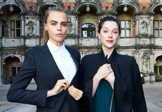 'Jonathan Yeo Portraits' Exhibition Opening In Frederiksborg Castle Cara Delevingne, St. Vincent
