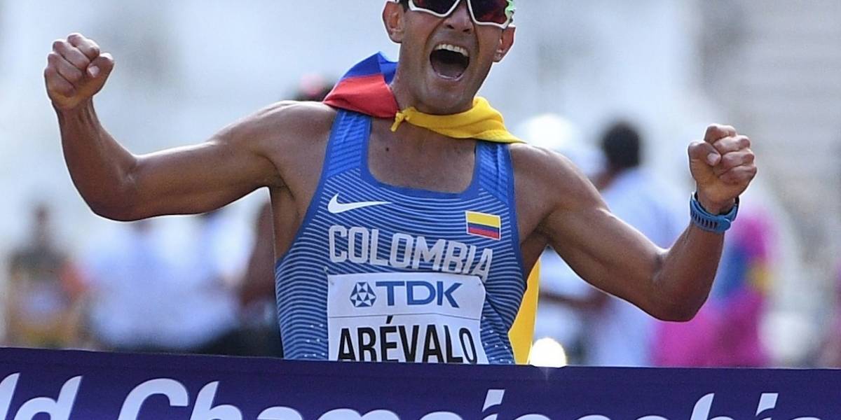 Eider Arévalo campeón mundial en marcha de 20 kilómetros