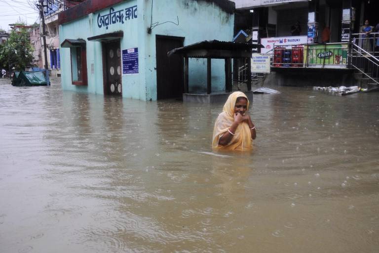 Inundaciones en la India