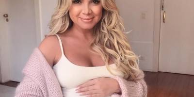 Eliana celebra reta final da gestação'vencendo um dia de cada vez