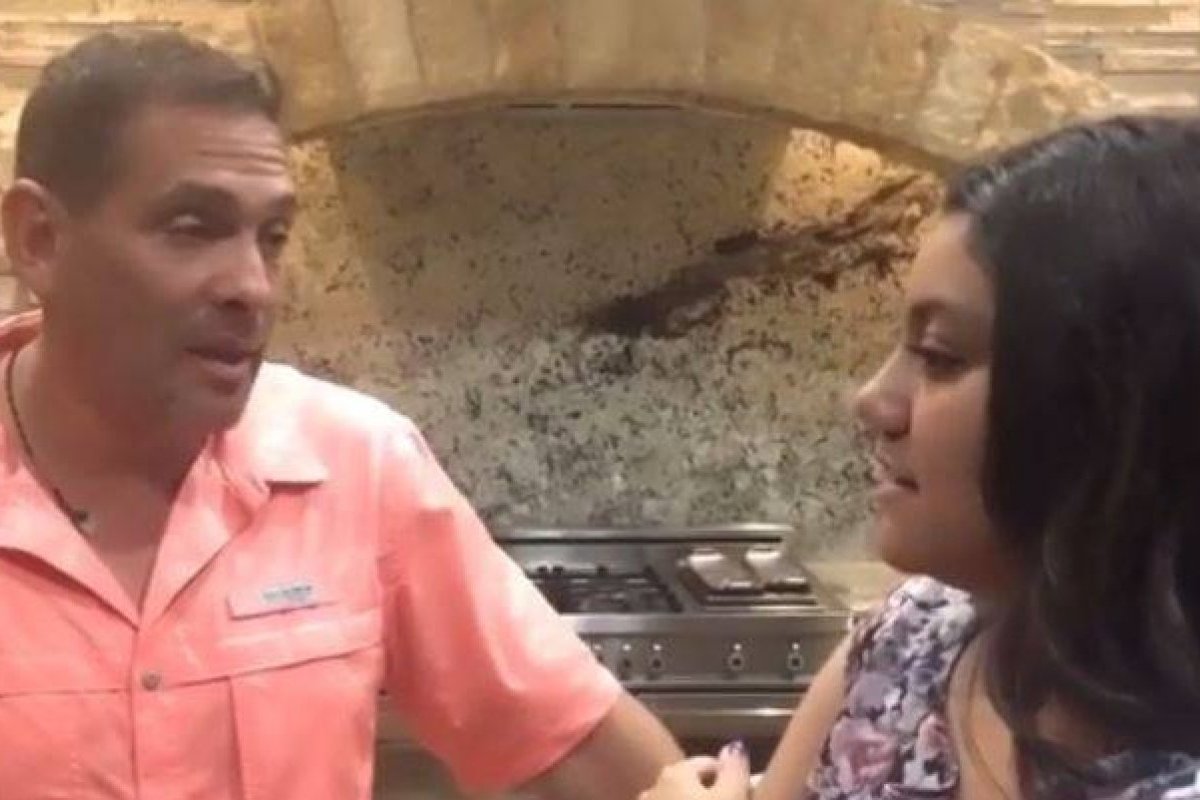 Esposo de Olga Tañón se tatúa dibujo de su hija adoptiva