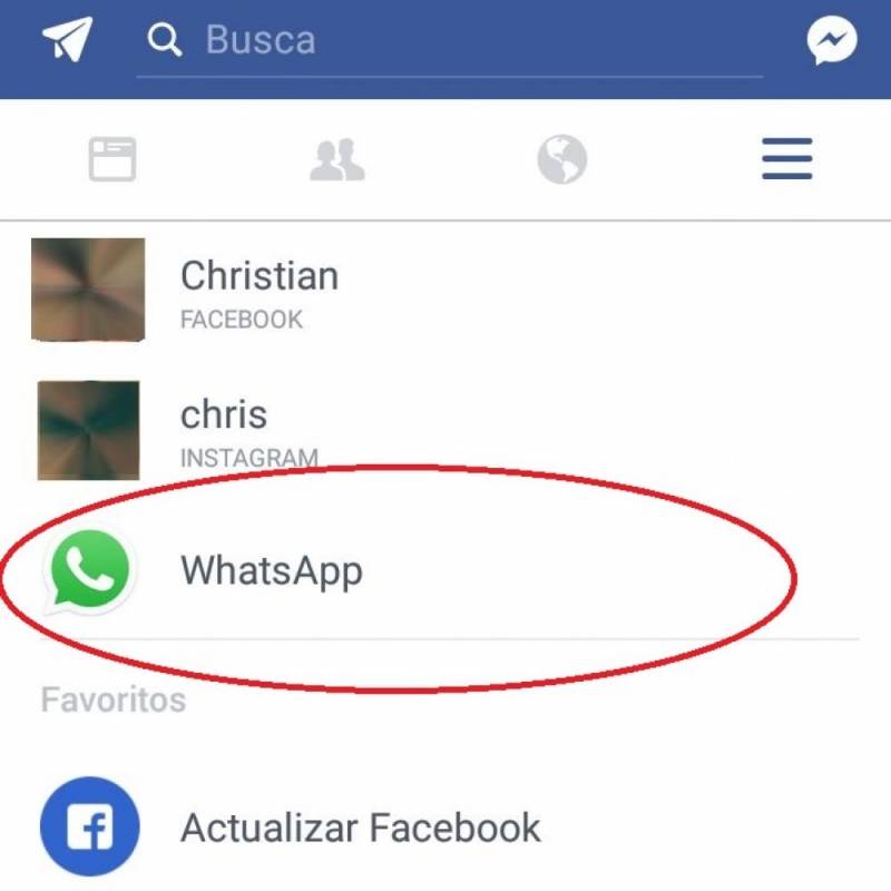 Whatsapp en Facebook