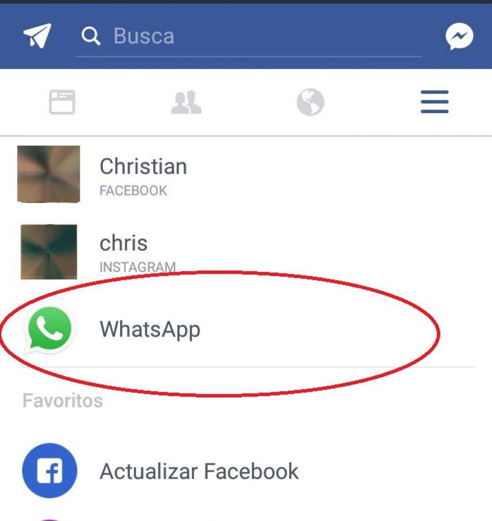Whatsapp en Facebook