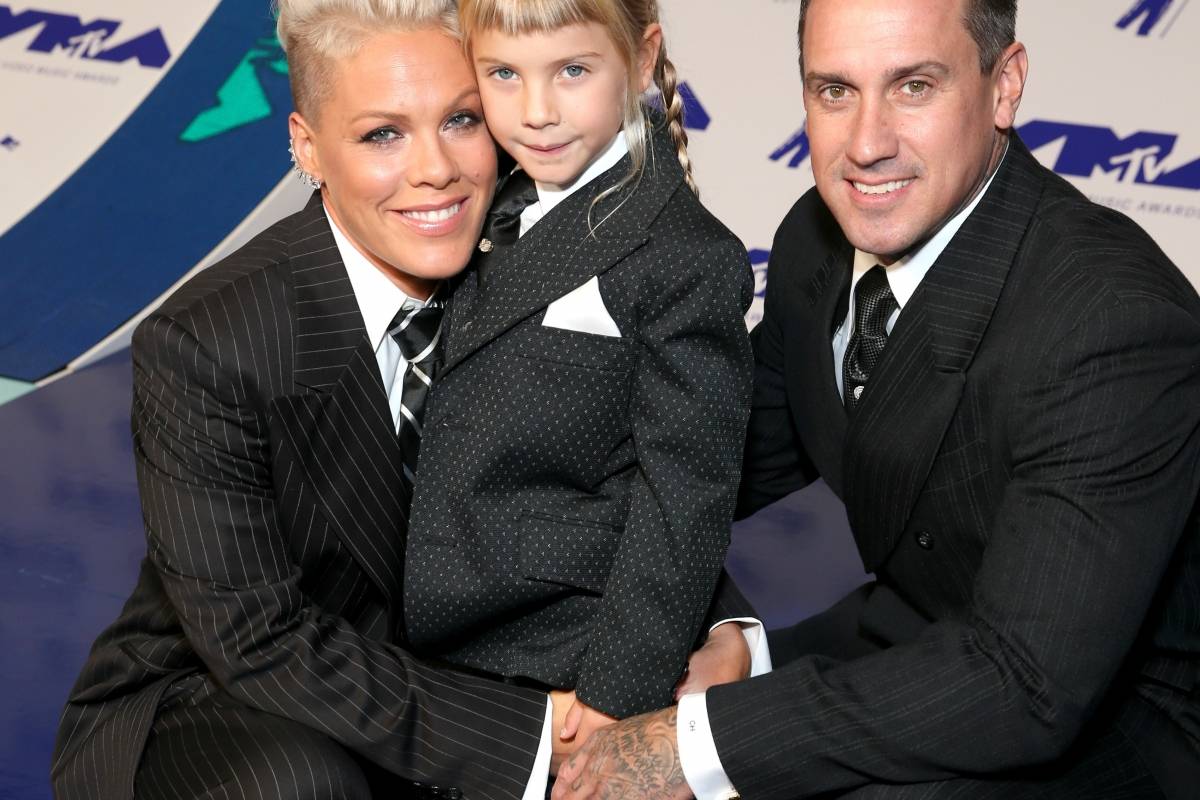 Pink y familia