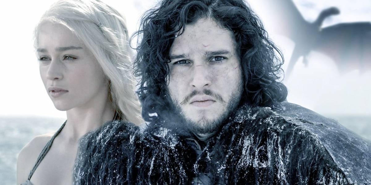Daenerys Targaryen y Jon Snow, de Game of Thrones