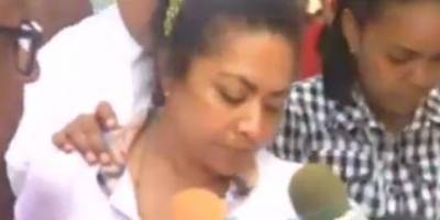 Madre de Marlon Martínez niega vinculación en desaparición de la joven Emely