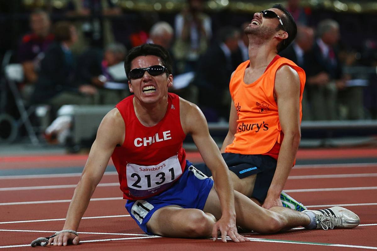 Cristian Valenzuela celebró en Londres / imagen: Getty Images