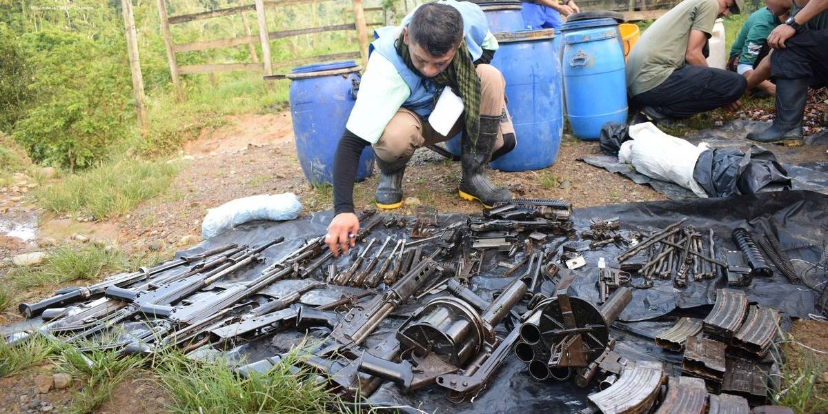 Misión de la ONU da por terminada la extracción de caletas de las Farc