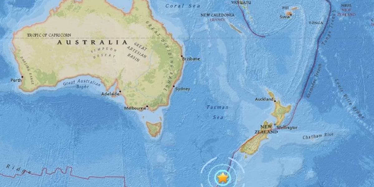 Sismo de 6.1 sacude al sur de Nueva Zelanda Sismo de 6.1 sacude al sur de Nueva Zelanda