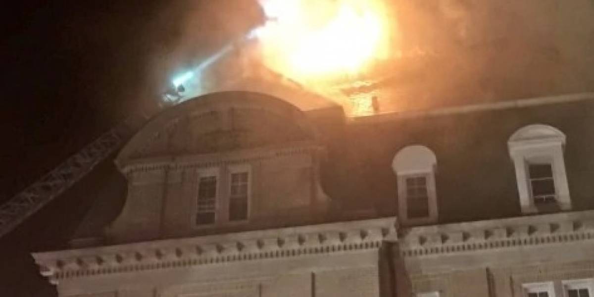 Embajada ecuatoriana en Washington sufrió incendio Embajada ecuatoriana en Washington sufrió incendio