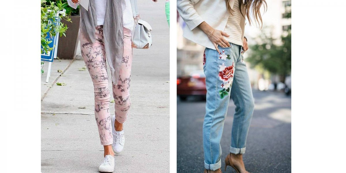 jeans estampados