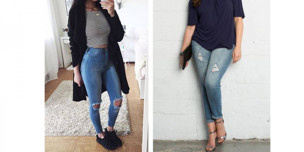jeans muslos