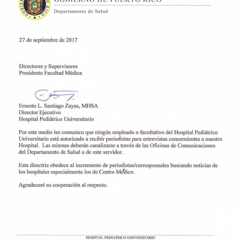 Memo Hospital Pediátrica