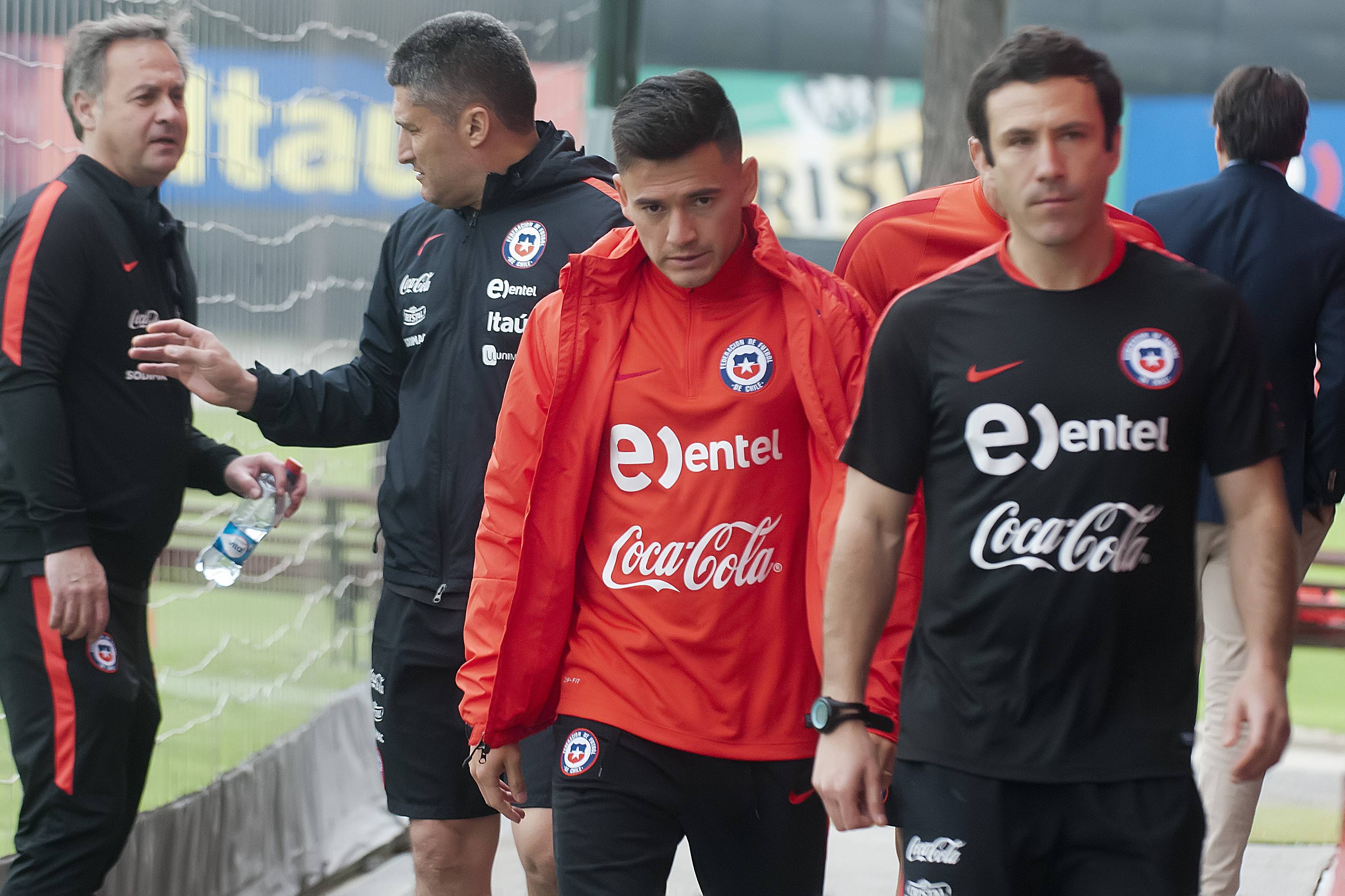 Aranguiz entrenamiento