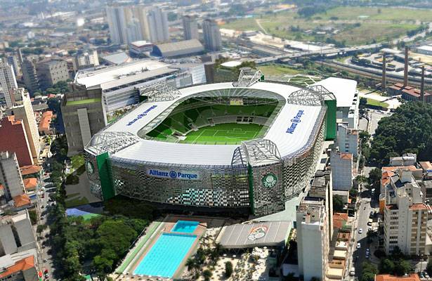 Vista aérea del Allianz Parque / Foto: allianz.com