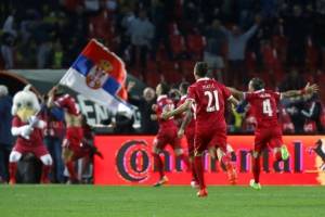 Serbia celebra clasificación al Mundial de Rusia 2018