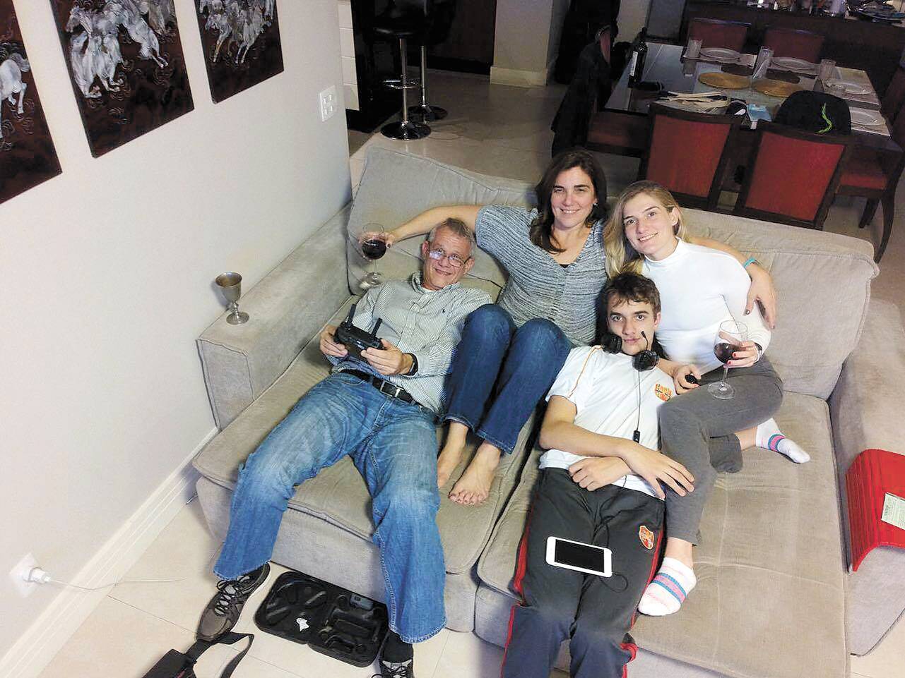 Marguerite Cuzzi, mãe da Maria Juliane e do Rafael
