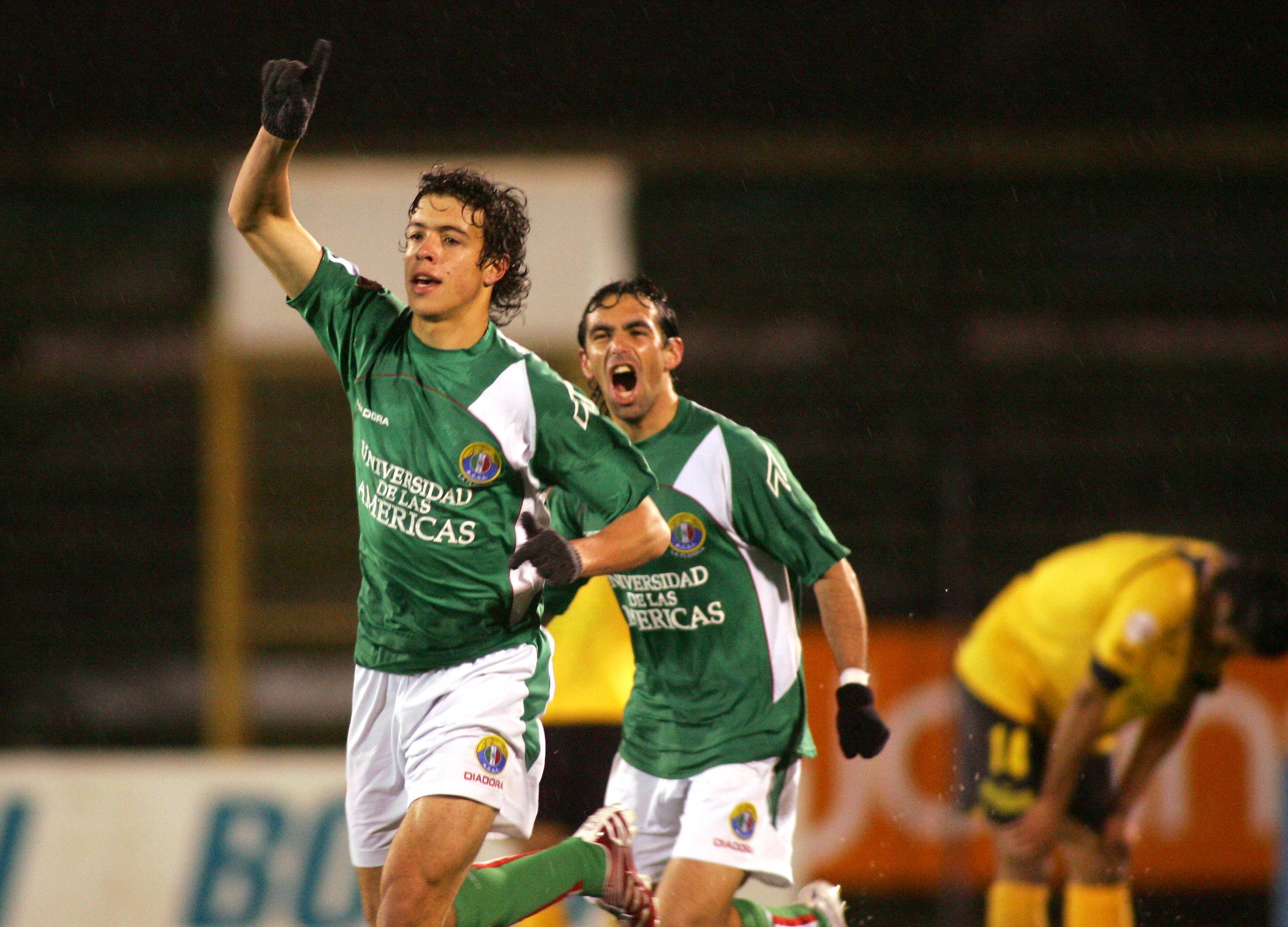 Di Santo se cansó de celebrar en Audax Italiano / Photosport