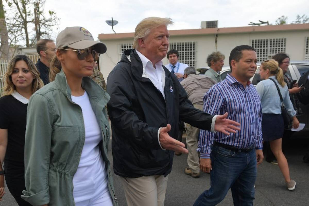 Donald Trump en Puerto Rico