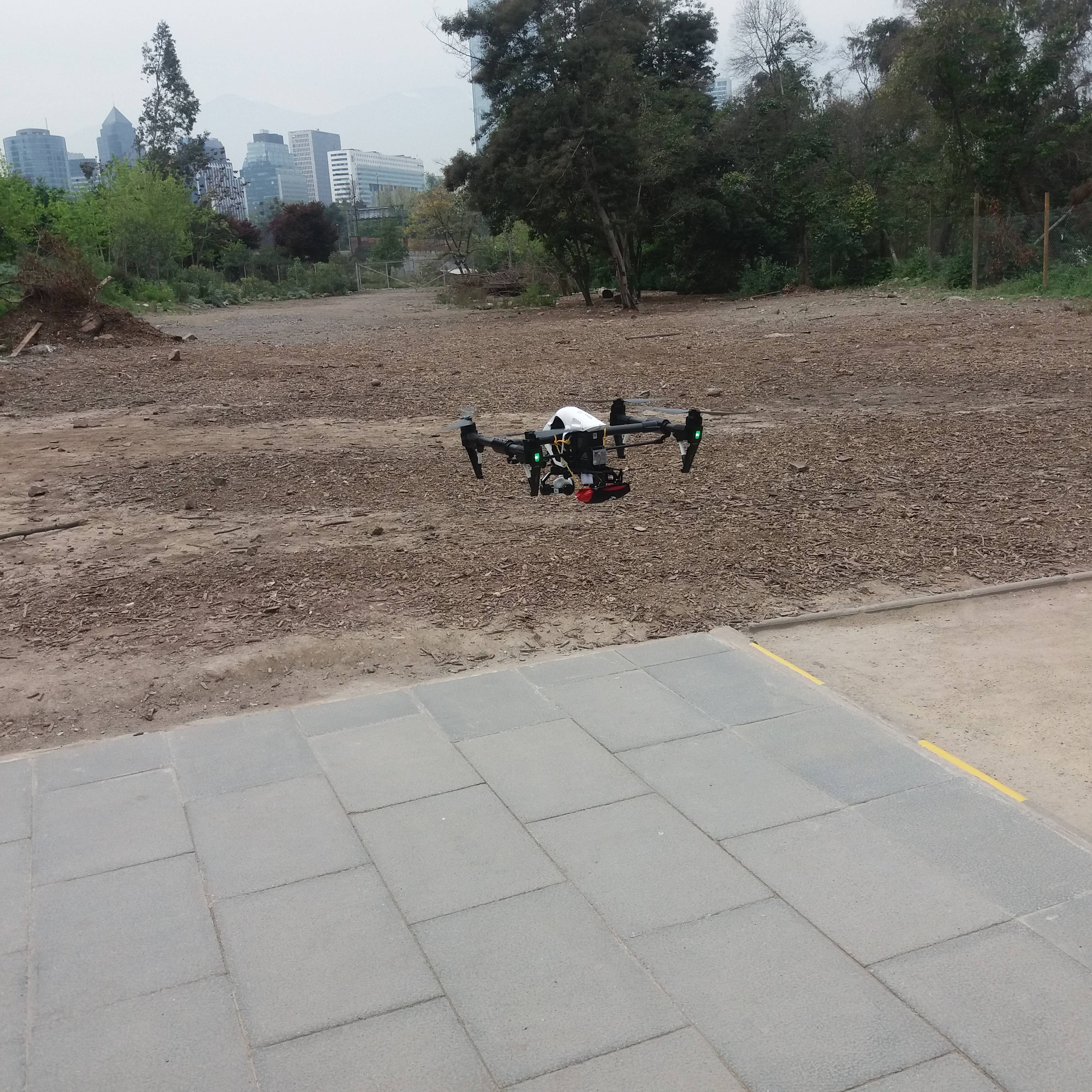 Drone que monitoreará el parque