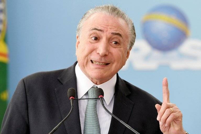 Michel Temer, presidente brasileño