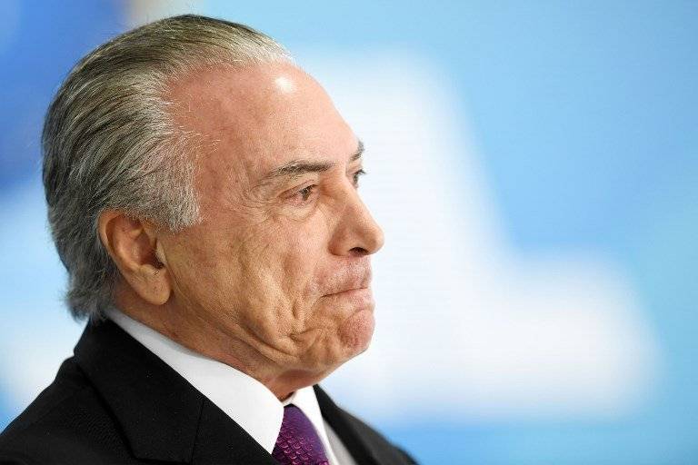 Michel Temer, presidente brasileño